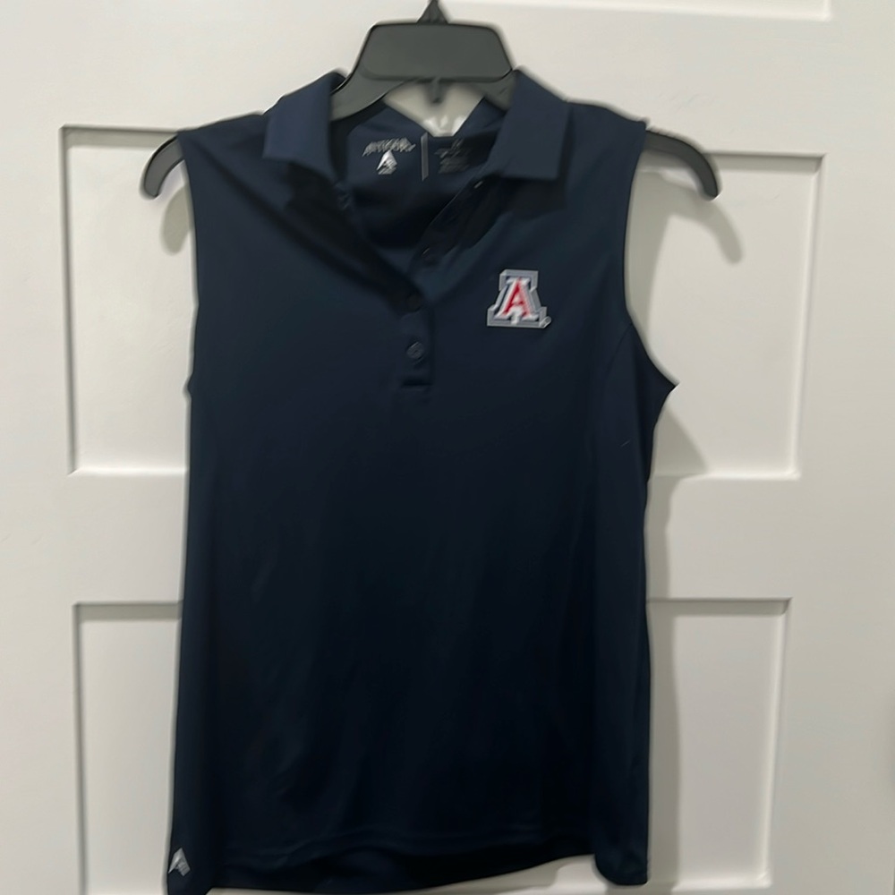 Sleeveless University of Arizona polo shirt
